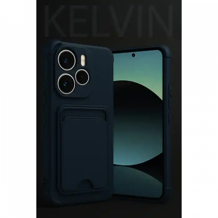 TCX Xiaomi Redmi Note 14 4G  Kartvizitli Silikon - Siyah