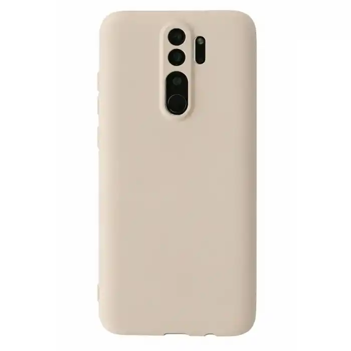 TCX Xiaomi Redmi Note 8 Pro Kılıf First Silikon - Krem
