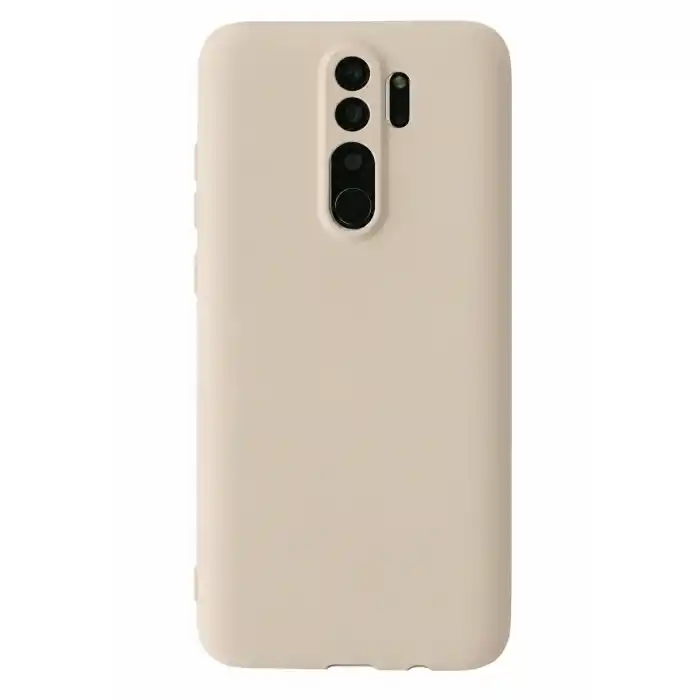 TCX Xiaomi Redmi Note 8 Pro Kılıf First Silikon - Krem