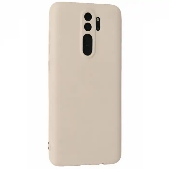 TCX Xiaomi Redmi Note 8 Pro Kılıf First Silikon - Krem