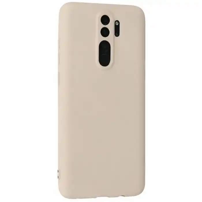 TCX Xiaomi Redmi Note 8 Pro Kılıf First Silikon - Krem