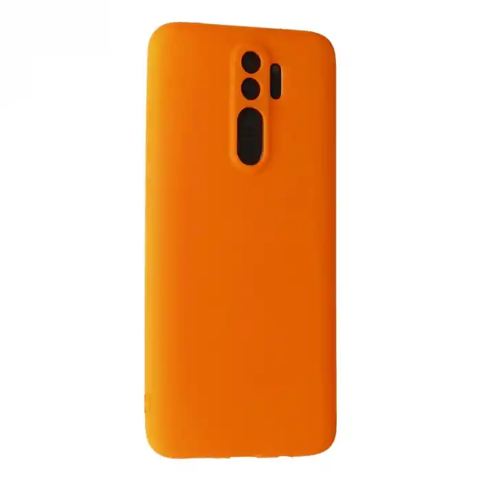 TCX Xiaomi Redmi Note 8 Pro Kılıf First Silikon - Turuncu