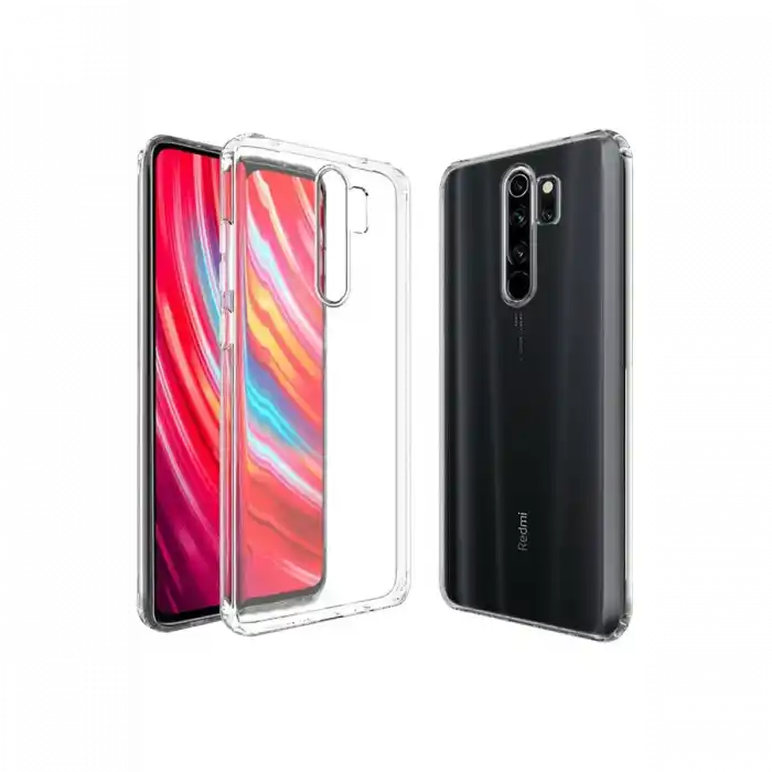TCX Xiaomi Redmi Note 8 Pro Kılıf Lüx Şeffaf Silikon