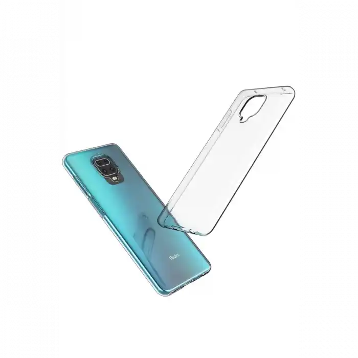 TCX Xiaomi Redmi Note 9 Pro Kılıf Lüx Şeffaf Silikon - Şeffaf