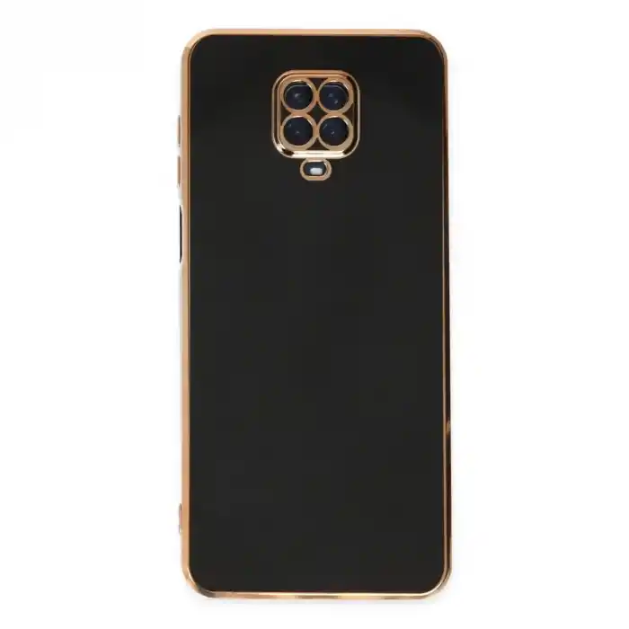 TCX Xiaomi Redmi Note 9 Pro Kılıf Volet Silikon - Siyah
