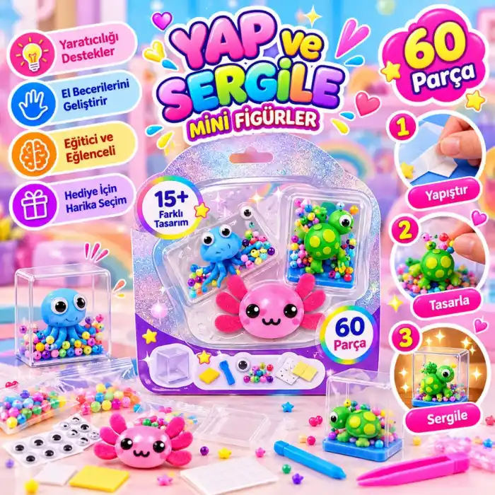 TCX Yap ve Sergile Mini Figürler