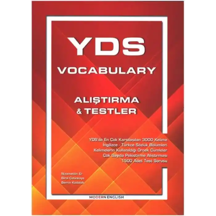 TCX YDS Vabulary - Alıştırma & Testler    
