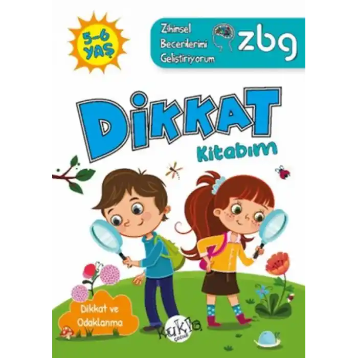 TCX ZBG 5-6 Yaş Dikkat Kitabım
