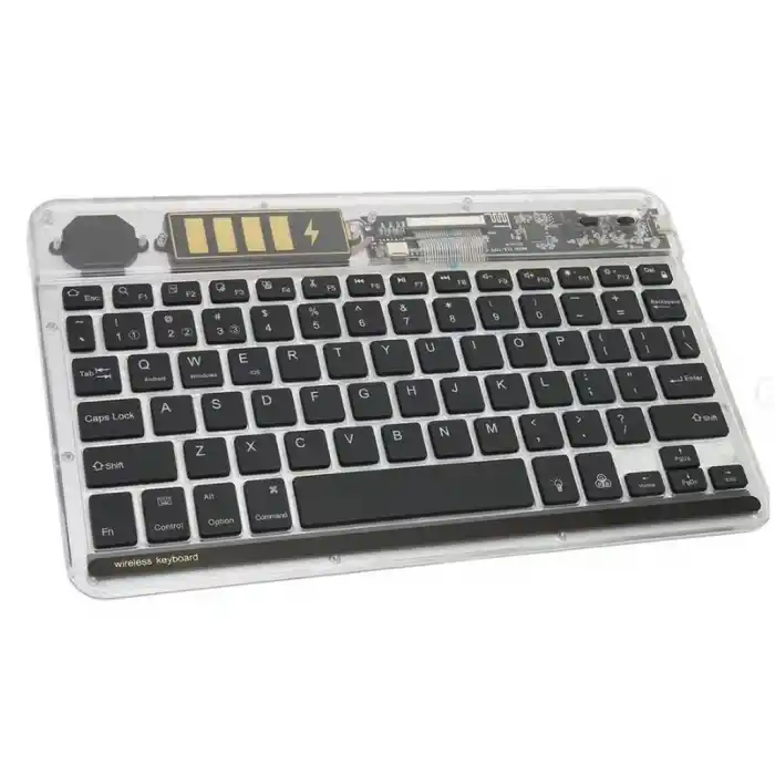 TCX ZR612 Rgb Şeffaf Siyah Bluethooth Klavye