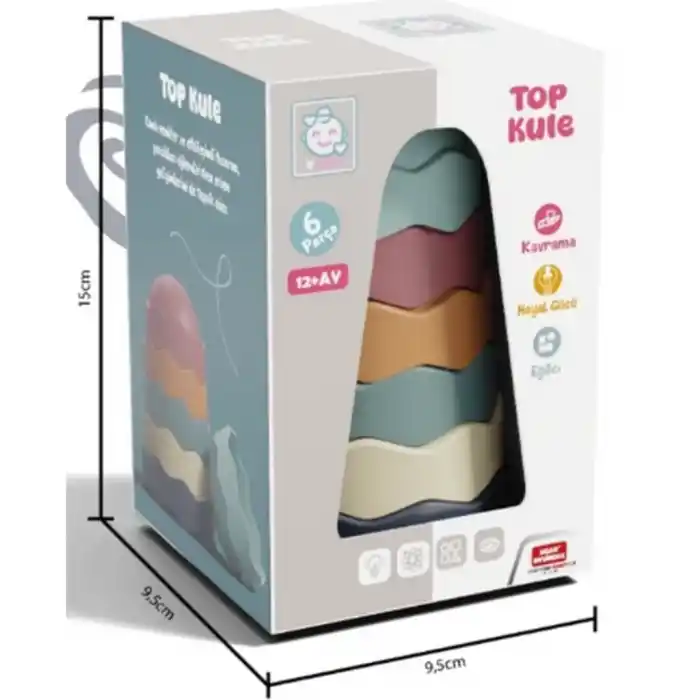 Eğlenceli Top Kule 6 Parça Seti
