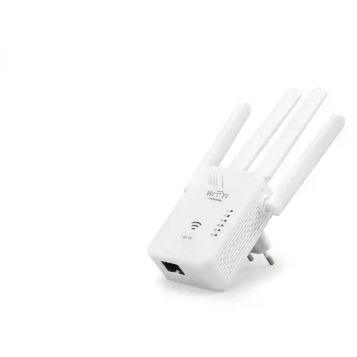 Kablosuz Ağ Genişletici 300 Mbps 4 Anten Beyaz