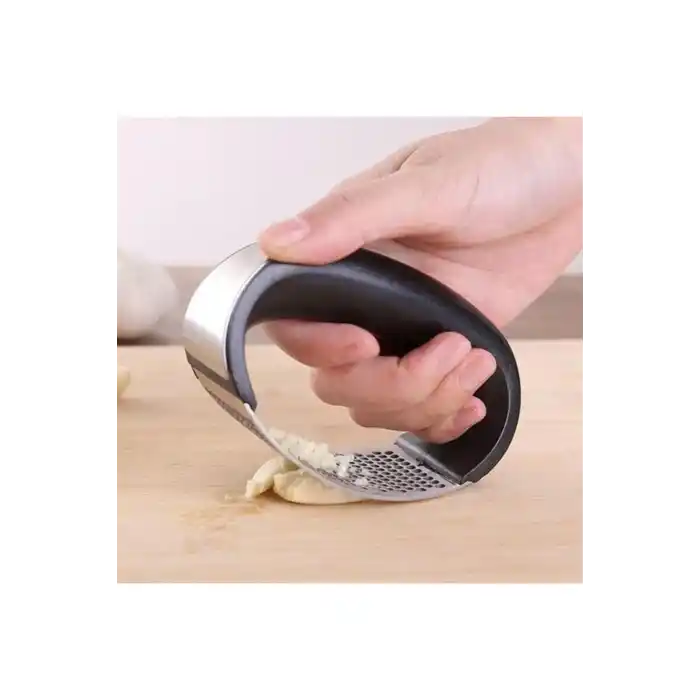Yüksek Kaliteli Ergonomik Paslanmaz Çelik Sarımsak Ezici Alet