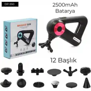 Pratik 12 Başlıklı Masaj Aleti Derin Doku Rahatlatıcı