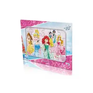Eğlenceli 24 Parça Princess Frame Puzzle