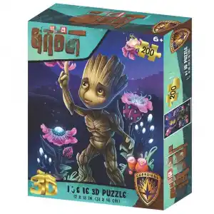 Eğlenceli 3D Puzzle 200 Parça Zihin Geliştirici Oyun