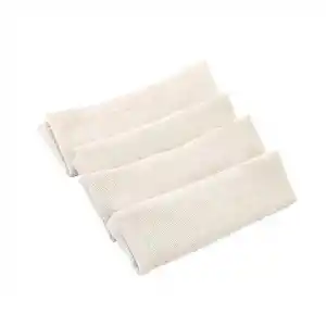 Bürümcük Desenli Ekru Mendil 4lü Set