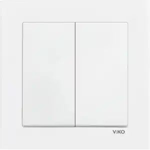 Viko Karre 55 Beyaz Komütatör C1 Mekanizma