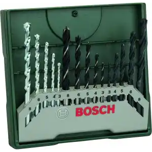 Bosch Home and Garden X/Line Mini 15 Parça Matkap Ucu Seti, Yeşil