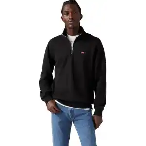 Levis Original Housemark 1/4 Zip Up Sweatshirt Erkek