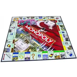 Monopoly Türkiye Sürümü Kutu Oyunu | Aileler ve Çocuklar İçin Eğlenceli Oyun | 8 Yaş ve Üzeri | 2-6 Oyuncu