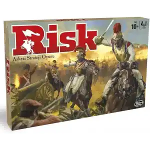 Risk Kutu Oyunu | 2-5 Oyuncu İçin Strateji Oyunu | Gençler, Yetişkinler ve Aileler İçin Strateji Masa Oyunu | Fetih ve Dünya Hakimiyeti Temalı Oyun | 10 Yaş ve Üzeri | Türkçe Versiyon