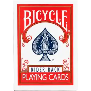Bicycle 807 Klasik Kutu Rider Back Standard Endeks, 1 Deste, Mavi veya Kırmızı