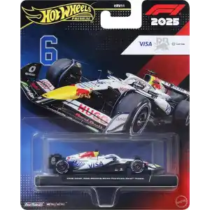 Hot Wheels F1 Racing Bulls Hadjar 1:64 ölçekli, JKD91