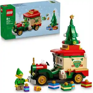 LEGO Noel Baba’nın Dağıtım Kamyonu 40746 – 8 Yaş ve Üzeri Çocuklar için Yılbaşı Hediyeleri, Elf Minifigürü ve Aracın Üstüne Takılabilen Mini LEGO Yılbaşı Ağacı içeren Oyuncak Yapım Seti (224 Parça)