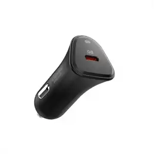 Spigen 30W USB-C Araç içi Hızlı Şarj Aleti PPS Desteği Akım Korumalı Güç Adaptörü Çakmaklık iPhone & Android & iPad Type-C PD 3.0 EV301 - ACP08699