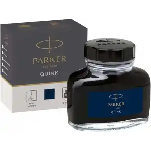 Parker Quink Dolma Kalem Şişe Mürekkebi, 57 Ml, Mavi-Siyah