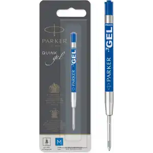 Parker 1950346 Jel Tükenmez Kalem Yedeği, Orta Kalınlıkta Uç, Mavi, gri