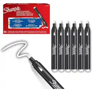 SHARPIE Akrilik markör, Yuvarlak uç, Beyaz