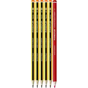 Staedtler 120-0 Noris 2B Kurşunkalem (5 Adet) & 13144-23LN & Kırmızı Kopya Kalemi