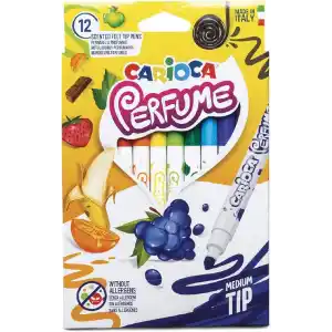 Carioca Kokulu Keçeli Boya Kalemi, 12li
