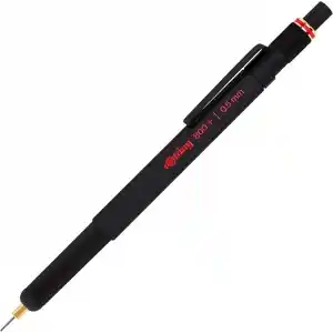 Rotring 800+ İki Fonksiyonlu Mekanik Gizli Uçlu Kurşun Kalem Siyah,0.5 mm
