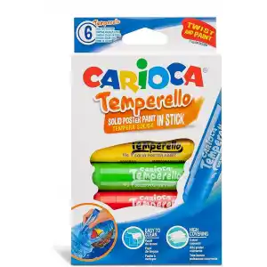 Carioca Temperello Stick Poster Boyama Kalemi 6Li