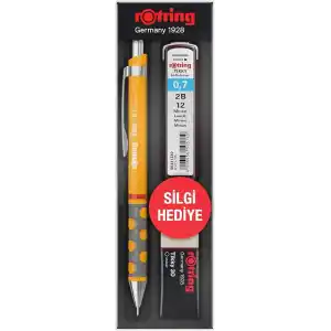 rOtring Tikky RD 0.7+Min Silgi Hediyeli - Mango Turuncu