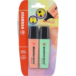 STABILO BOSS ORIGINAL Pastel 2li Blister