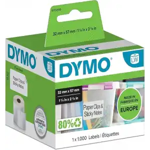 Dymo LW 1154 Etiket Muadil 32 mm x 57 mm 1000 Adet Etiket LW-450