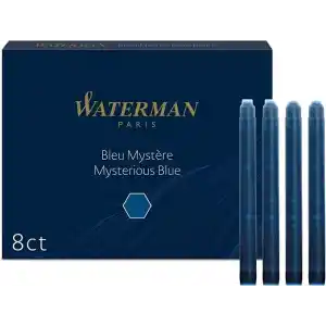 Waterman Kartuş, 8li Kutu, Siyah/Mavi