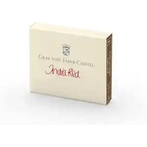 Graf von Faber-Castell Dolma Kalem Kartuşu 6lı Hint Kırmızısı