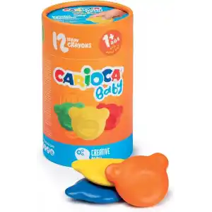 Carioca Teddy Bebek Crayons 12Li +1 Yaş