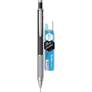 SCRIKSS OFFICE Atlantis Versatil 0.7 Mm Siyah & SL-24 HB Min 2Li Blister