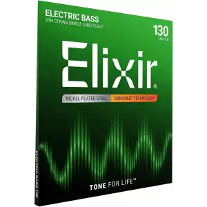Elixir 15430 Nanoweb Light Tek Bas Gitar Teli (130)