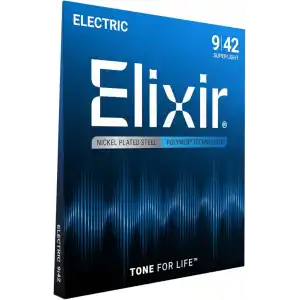 Elixir 09-42 Polyweb Super Light Elektro Gitar Teli 12000