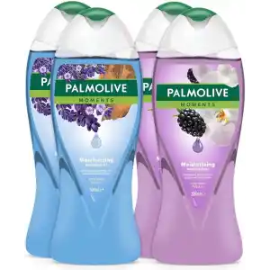 Palmolive Moments Lavanta Yağları ve Böğürtlen ile Nemlendirici Banyo ve Duş Jeli 500ml x 4 Adet