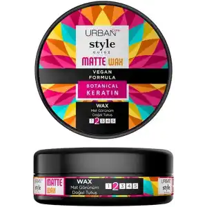 URBAN Care Style Guide Doğal ve Mat Görünüm Sağlayan Esnek Tutuşlu Wax 100 ml- Vegan