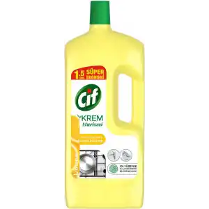 Cif Krem Mucize Yüzey Temizleyici Limon 1500 ml