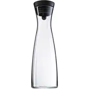 WMF Basic Cam Sürahi, 1,5 L, Silikon Kapaklı, Akıllı Kapak Teknolojisi Cromargan® Paslanmaz Çelik Kapak, Buz ve Meyve Tutucu Süzgeçli