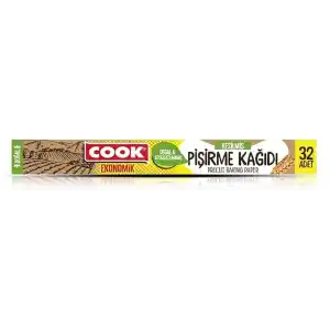 Cook Eko Doğal Kesilmiş Pişirme Kağıdı, 32 Yaprak
